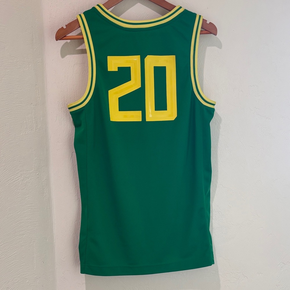 Nike Green and Yellow Fighting Ducks Jersey - Picture 3 of 3